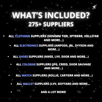 All Suppliers Bundle (PASSING)