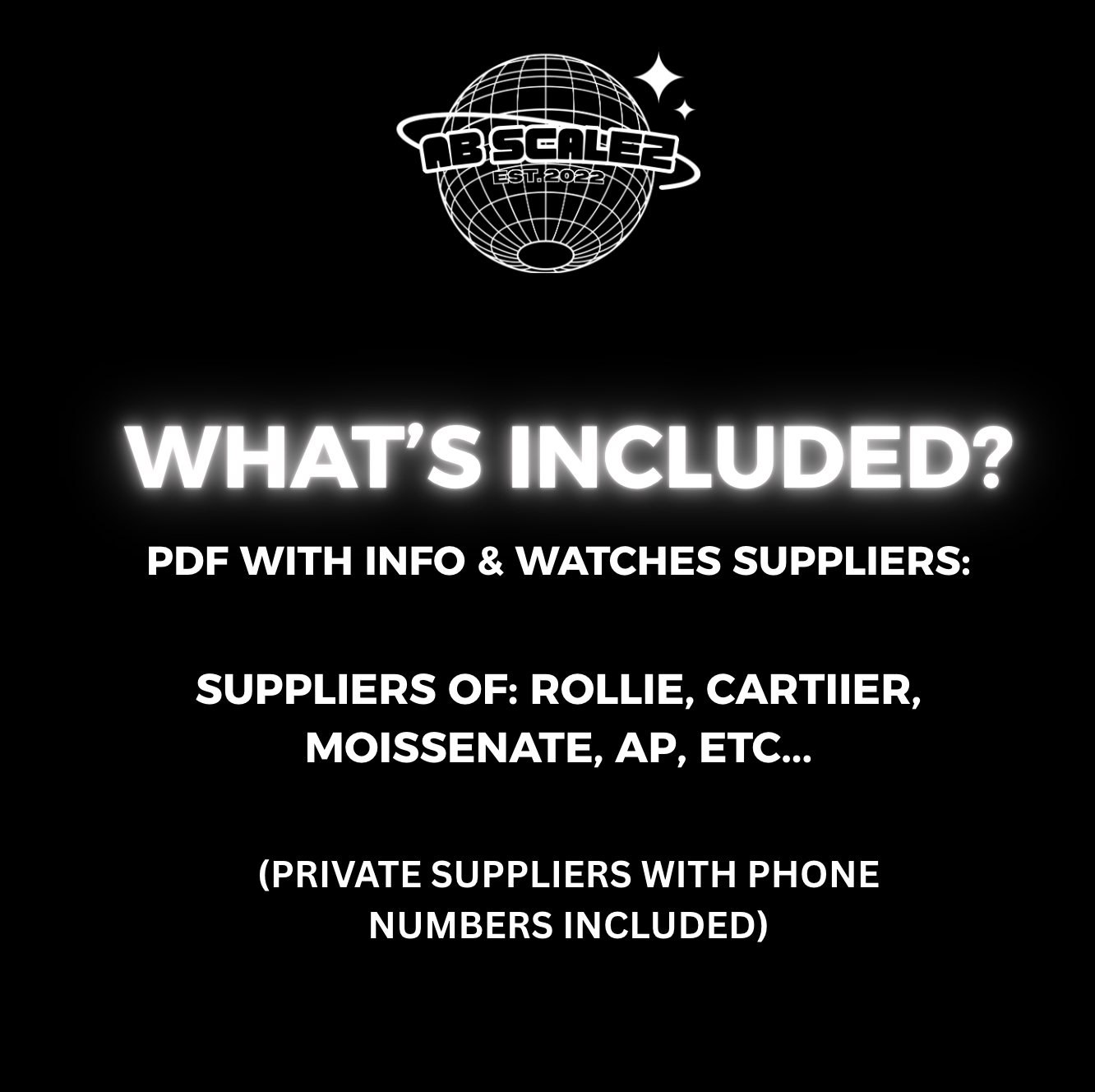 WATCH SUPPLIERS