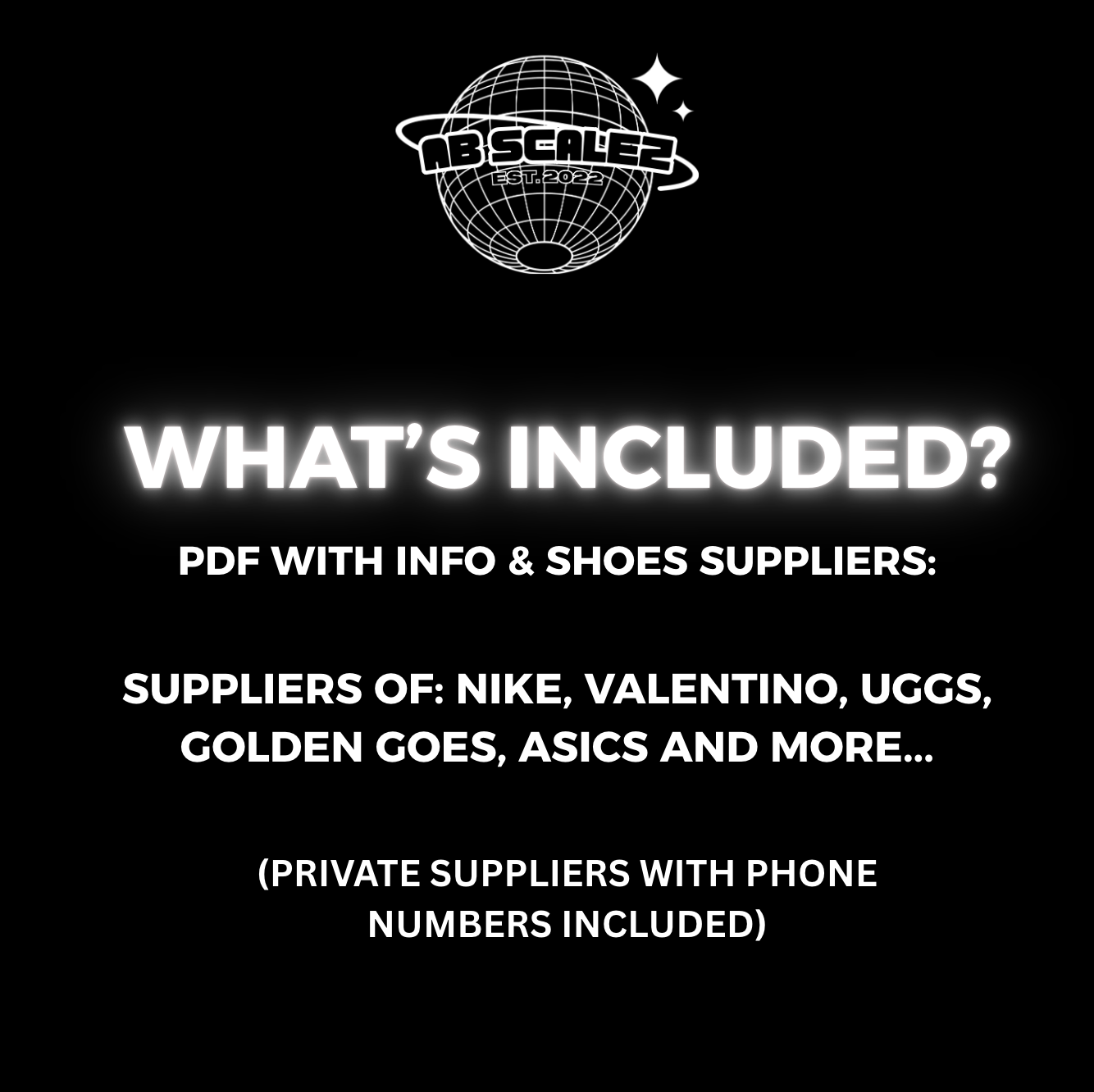 SNEAKER SUPPLIERS