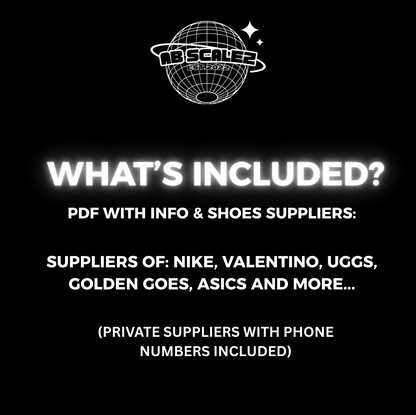 SNEAKER SUPPLIERS